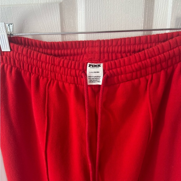 PINK Victoria's Secret Red Seperates sweatshirt and sweatpants - Picture 5 of 7